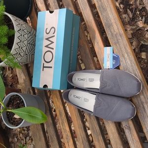 TOMS Alpargata Gray Canvas shoes
